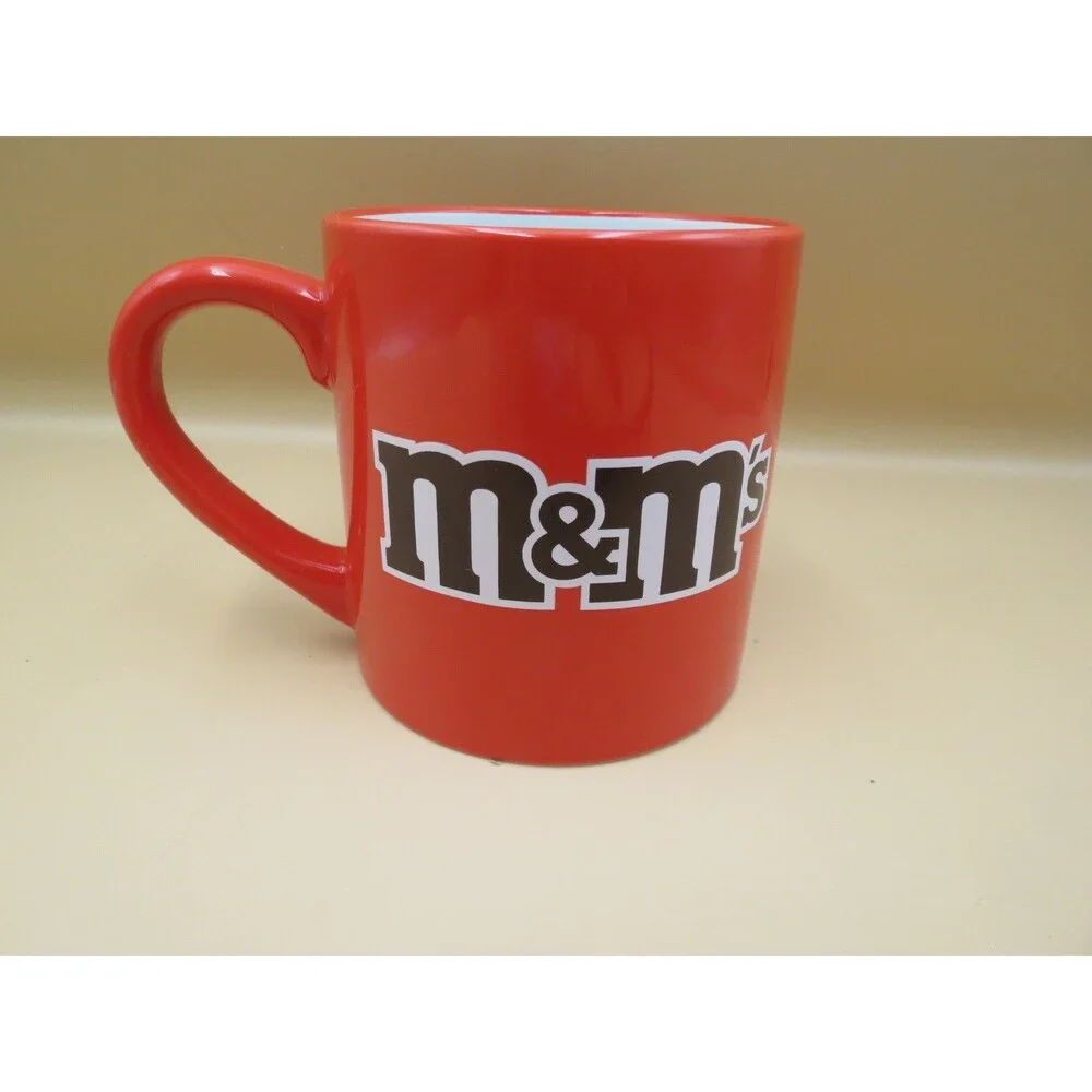 M & M's 2023Novelty Mug Red w/ words 